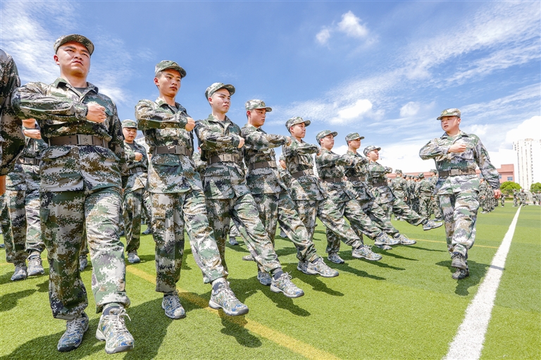 216名预定新兵参加役前教育训练