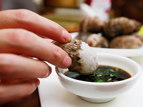 靖江市政府 美食名吃 香沙芋